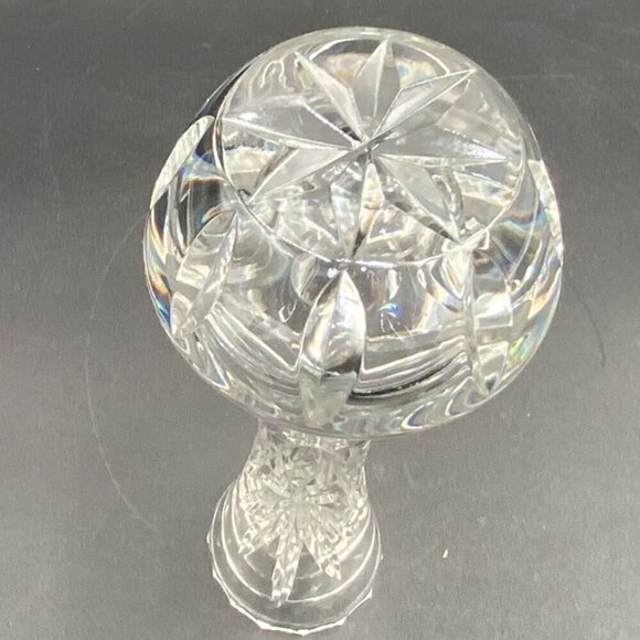 7” JIHLAVA Vase Lead Crystal Hand Cut Art Glass Made in Czech - Picture 2 of 7